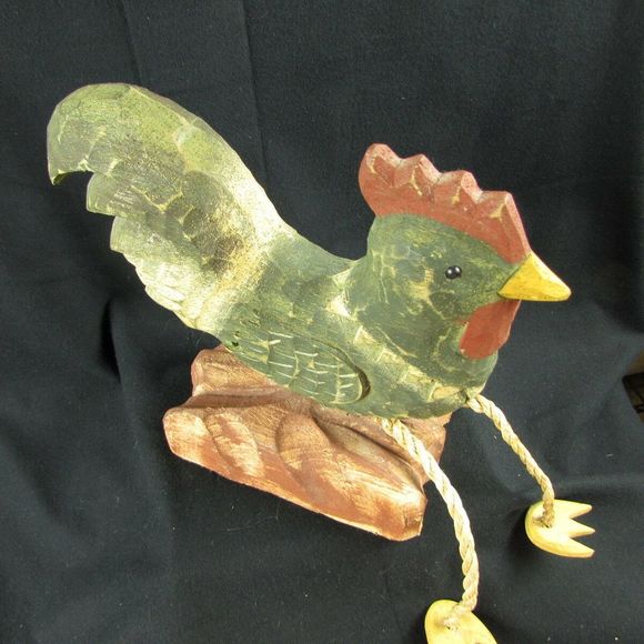 Primitive Folk Art Hand Carved Wood James Haddon - Picture 8 of 8